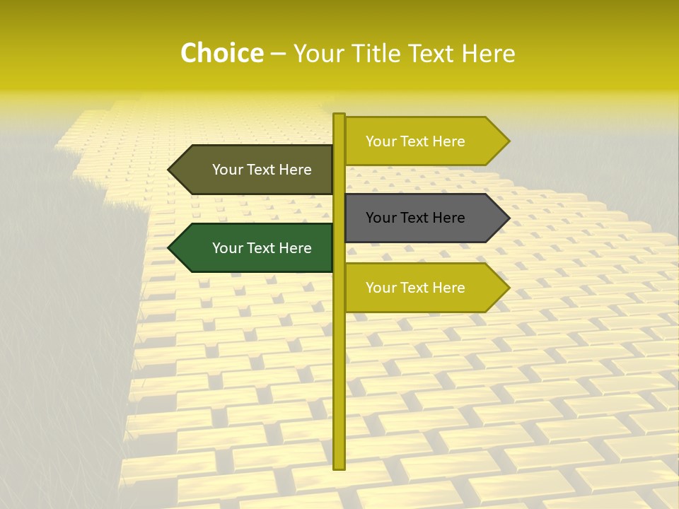 Ingot Contemplation Abundance PowerPoint Template