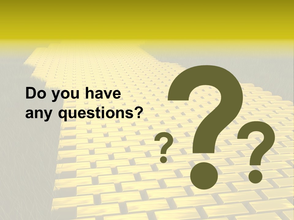 Ingot Contemplation Abundance PowerPoint Template