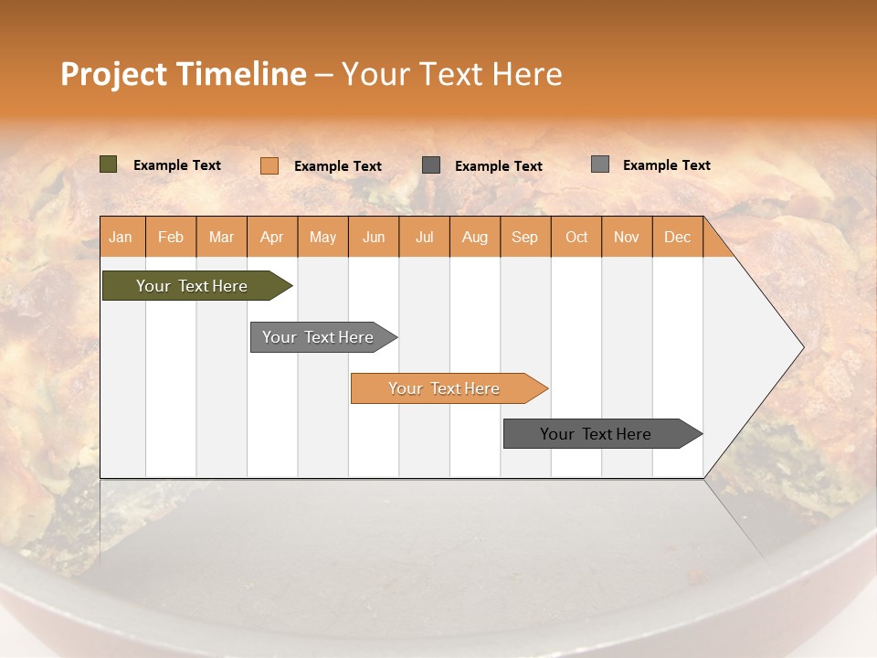 Filo Vegeterian Food Spinach PowerPoint Template