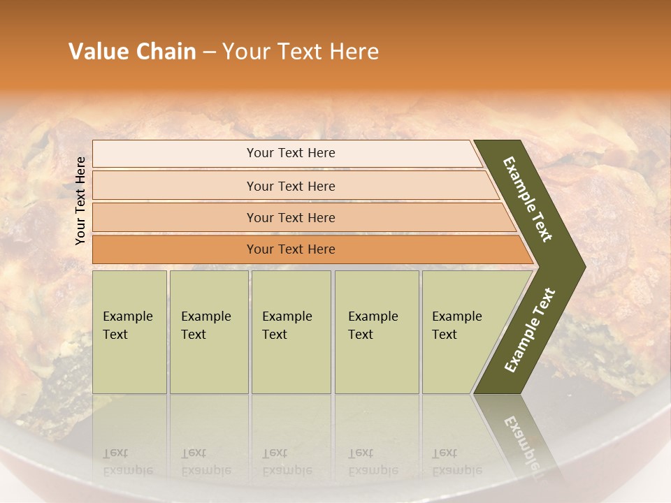 Filo Vegeterian Food Spinach PowerPoint Template
