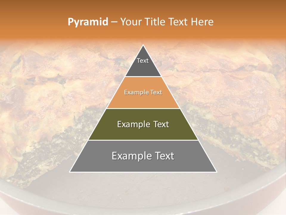 Filo Vegeterian Food Spinach PowerPoint Template