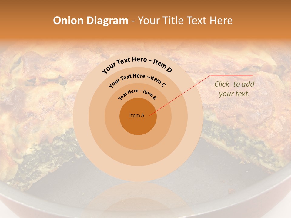 Filo Vegeterian Food Spinach PowerPoint Template