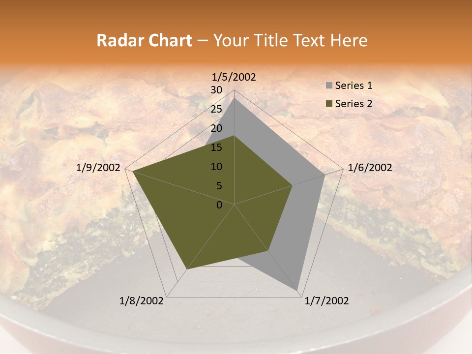 Filo Vegeterian Food Spinach PowerPoint Template