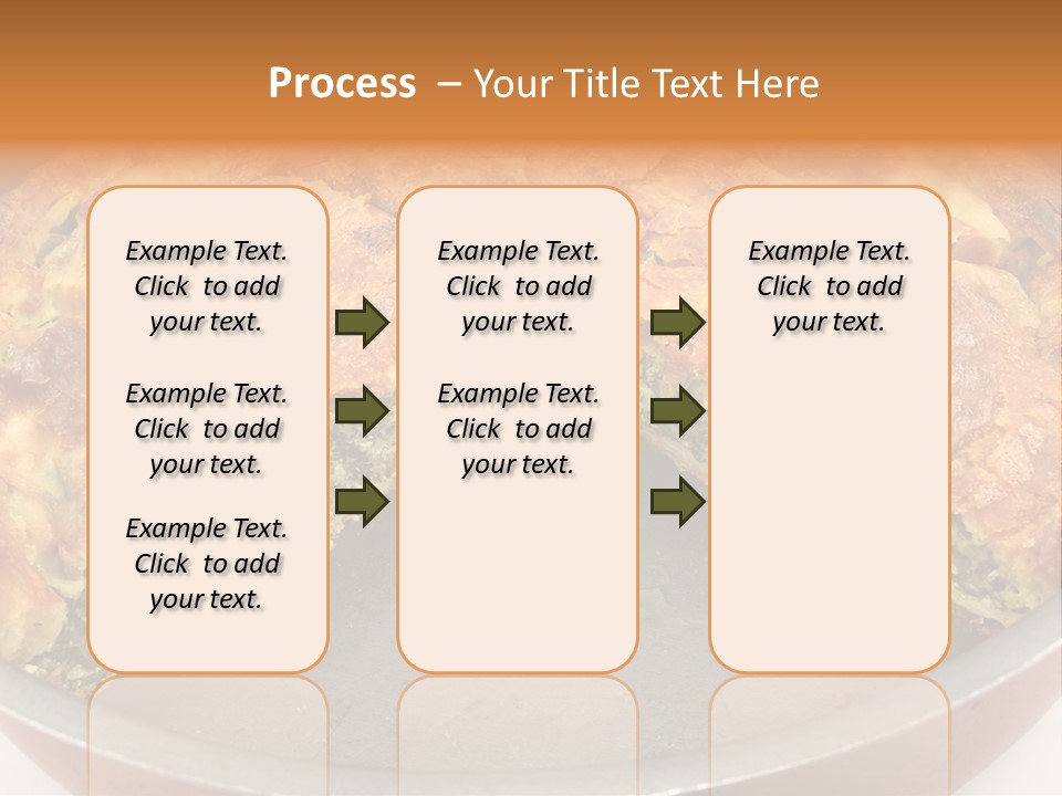 Filo Vegeterian Food Spinach PowerPoint Template