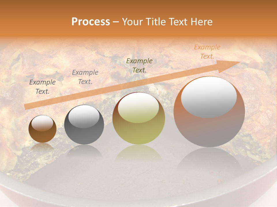 Filo Vegeterian Food Spinach PowerPoint Template