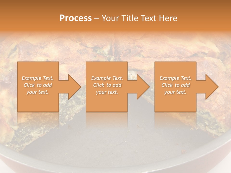 Filo Vegeterian Food Spinach PowerPoint Template