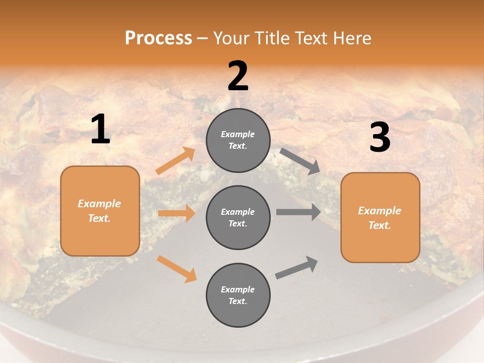 Filo Vegeterian Food Spinach PowerPoint Template
