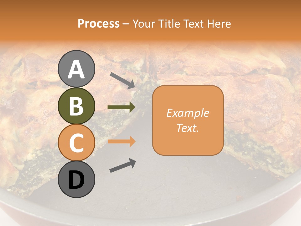 Filo Vegeterian Food Spinach PowerPoint Template