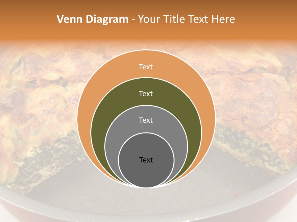 Filo Vegeterian Food Spinach PowerPoint Template