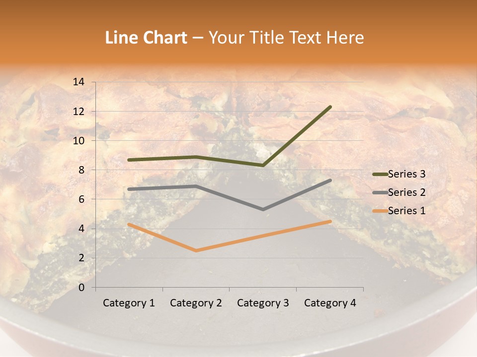 Filo Vegeterian Food Spinach PowerPoint Template