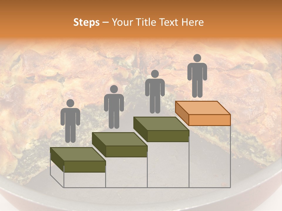 Filo Vegeterian Food Spinach PowerPoint Template