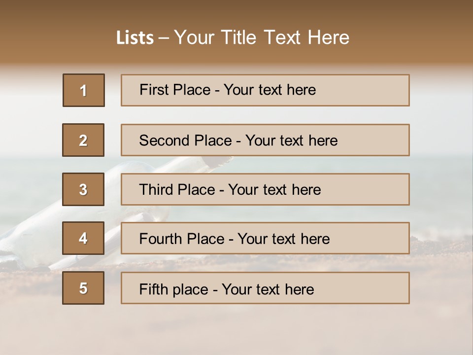 Summer Cork Land PowerPoint Template