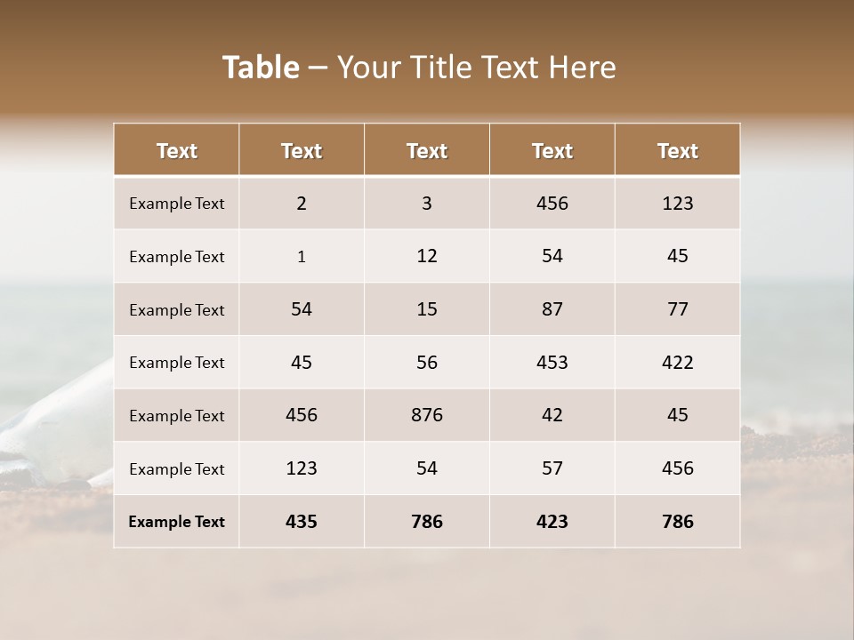 Summer Cork Land PowerPoint Template