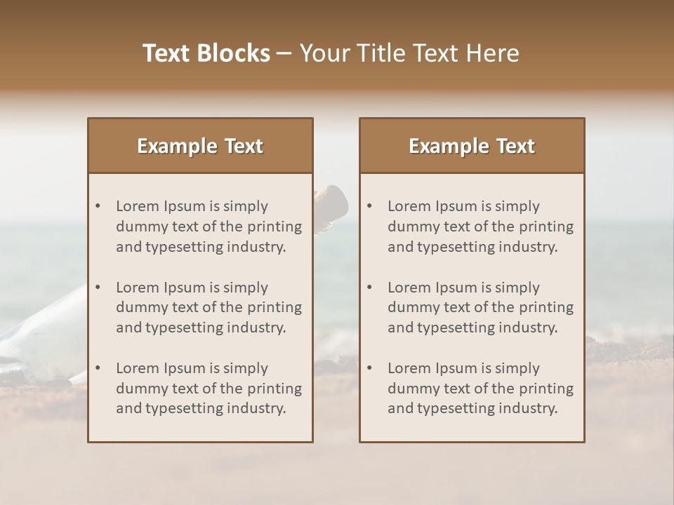 Summer Cork Land PowerPoint Template