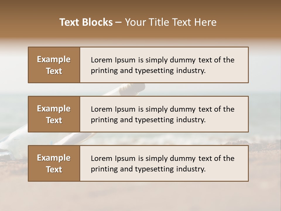 Summer Cork Land PowerPoint Template