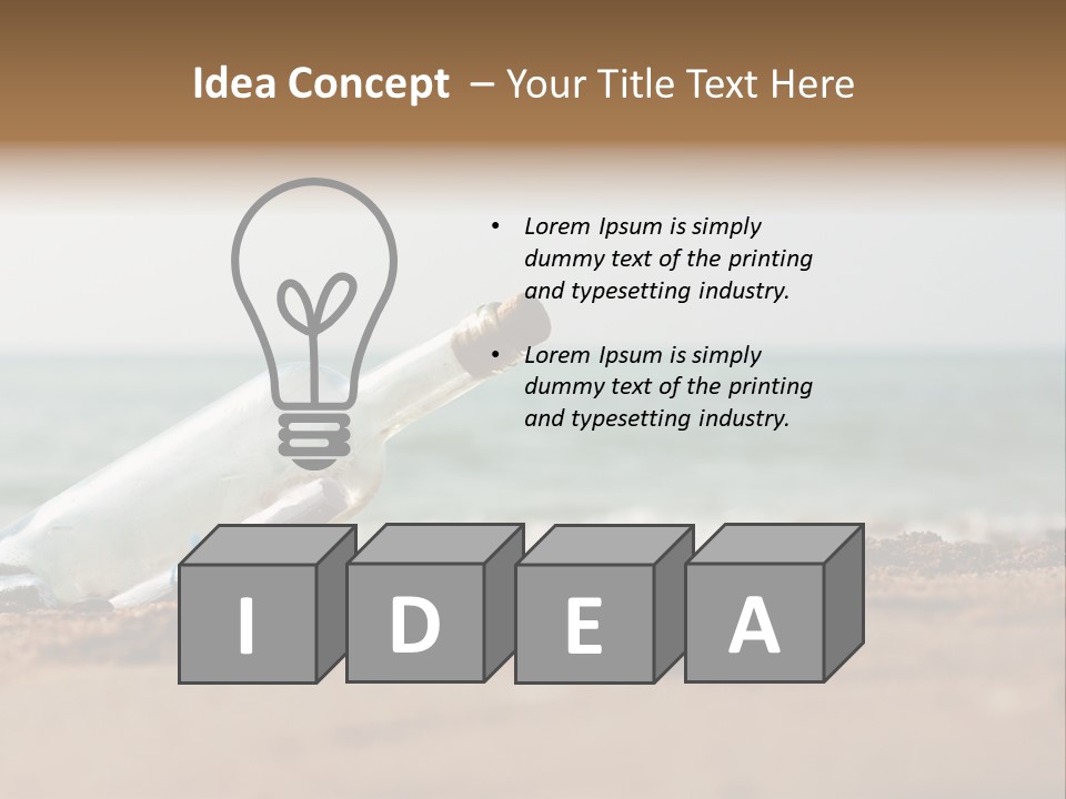 Summer Cork Land PowerPoint Template