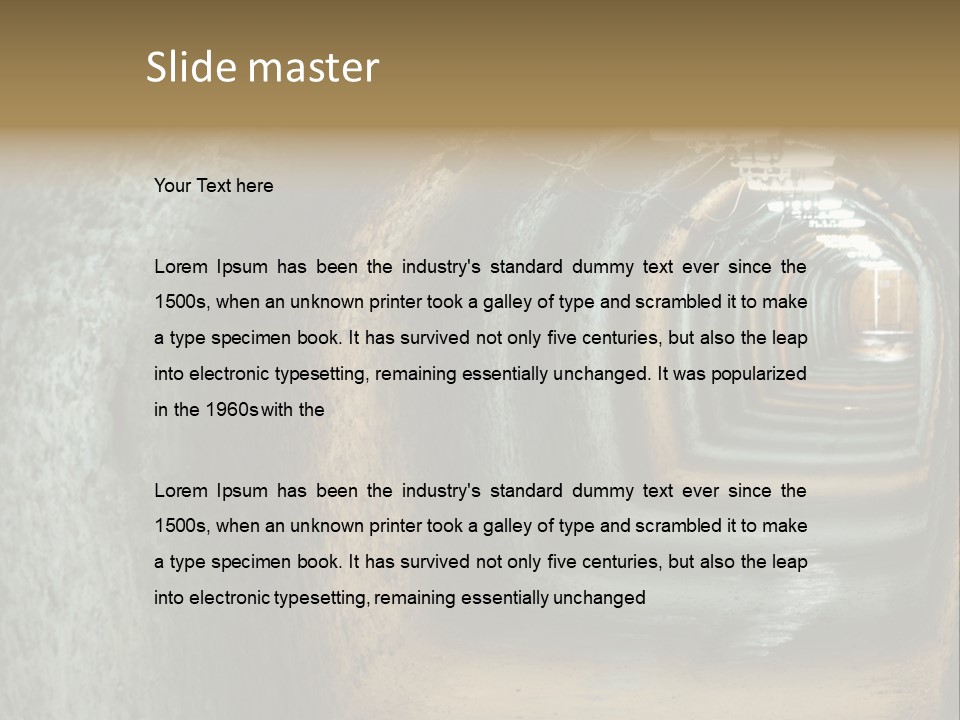 Drift Stone Exploration PowerPoint Template