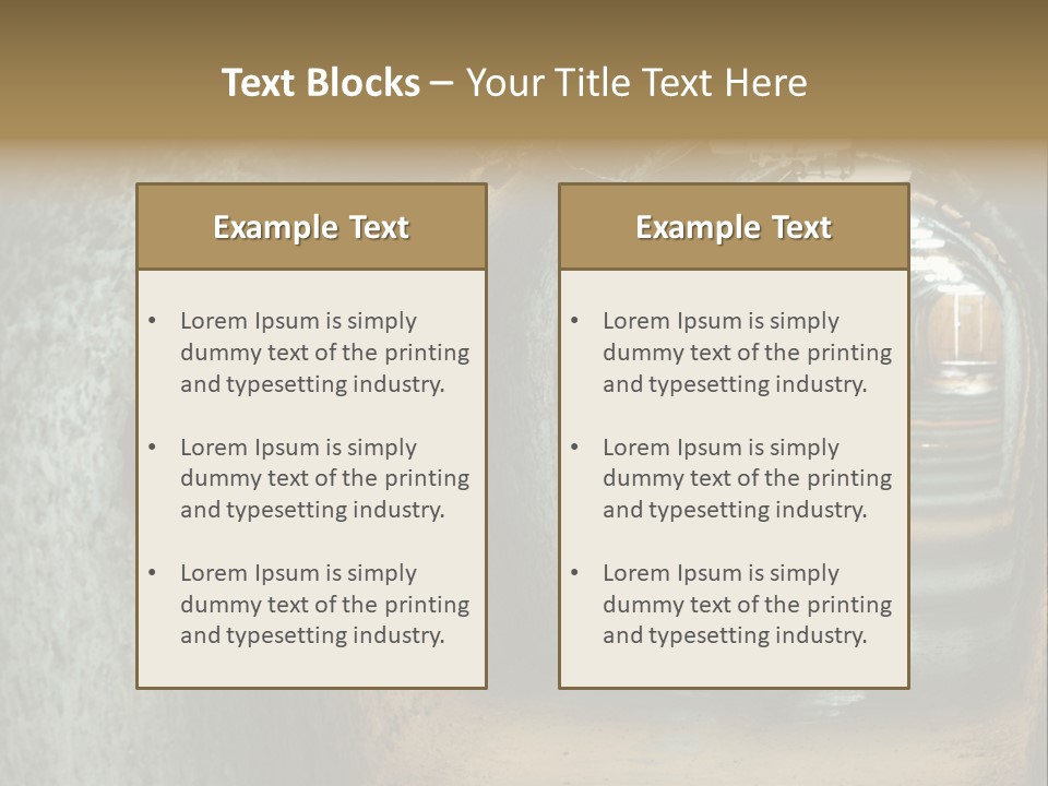 Drift Stone Exploration PowerPoint Template