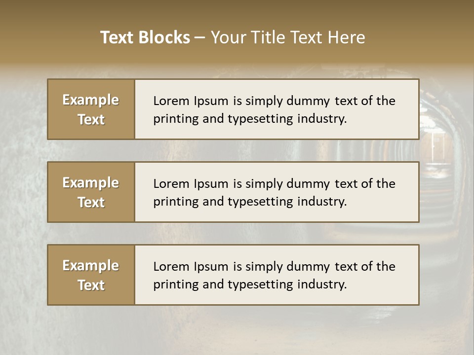 Drift Stone Exploration PowerPoint Template