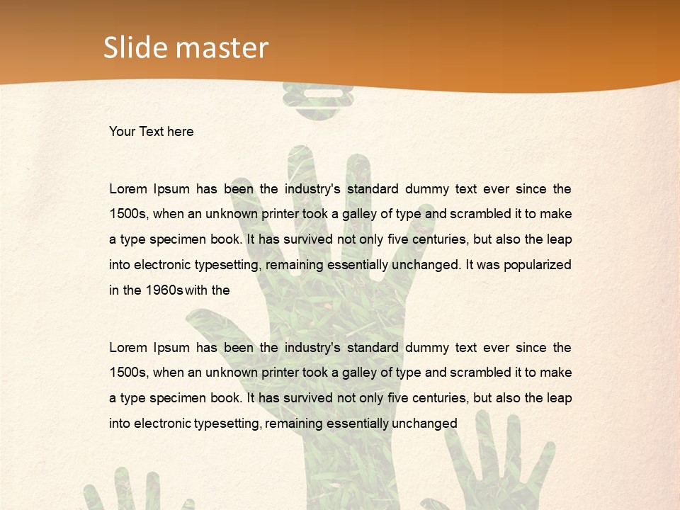 Environment Concept Growth PowerPoint Template