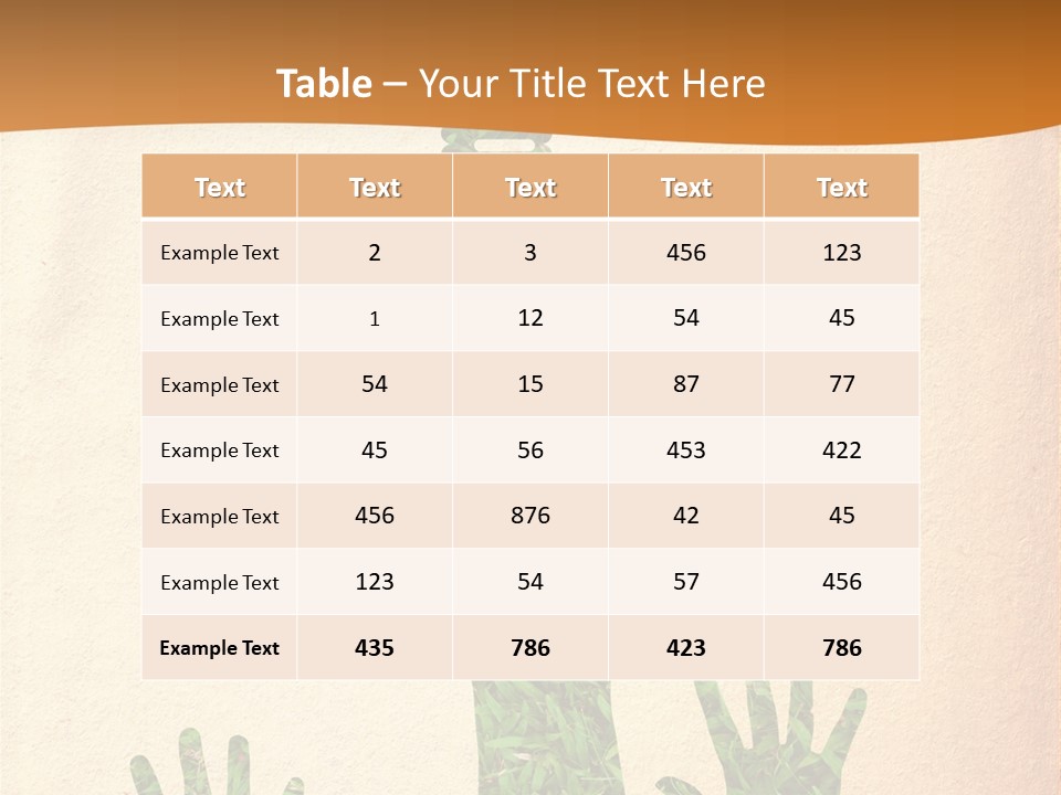 Environment Concept Growth PowerPoint Template