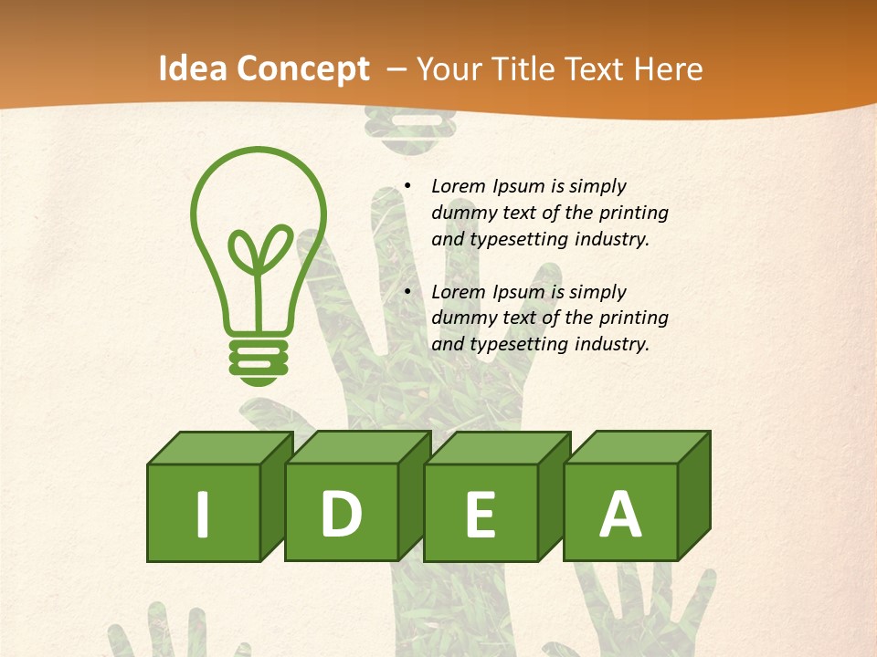 Environment Concept Growth PowerPoint Template