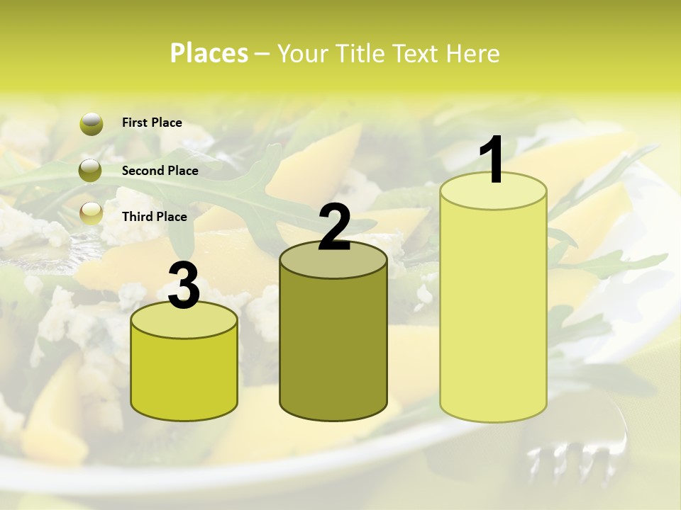 Food Calorie Cut PowerPoint Template