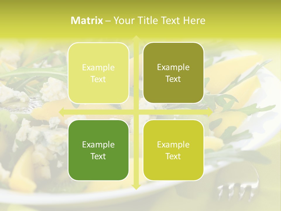 Food Calorie Cut PowerPoint Template