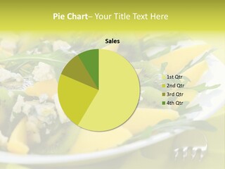 Food Calorie Cut PowerPoint Template