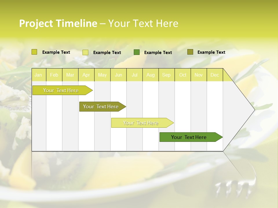 Food Calorie Cut PowerPoint Template