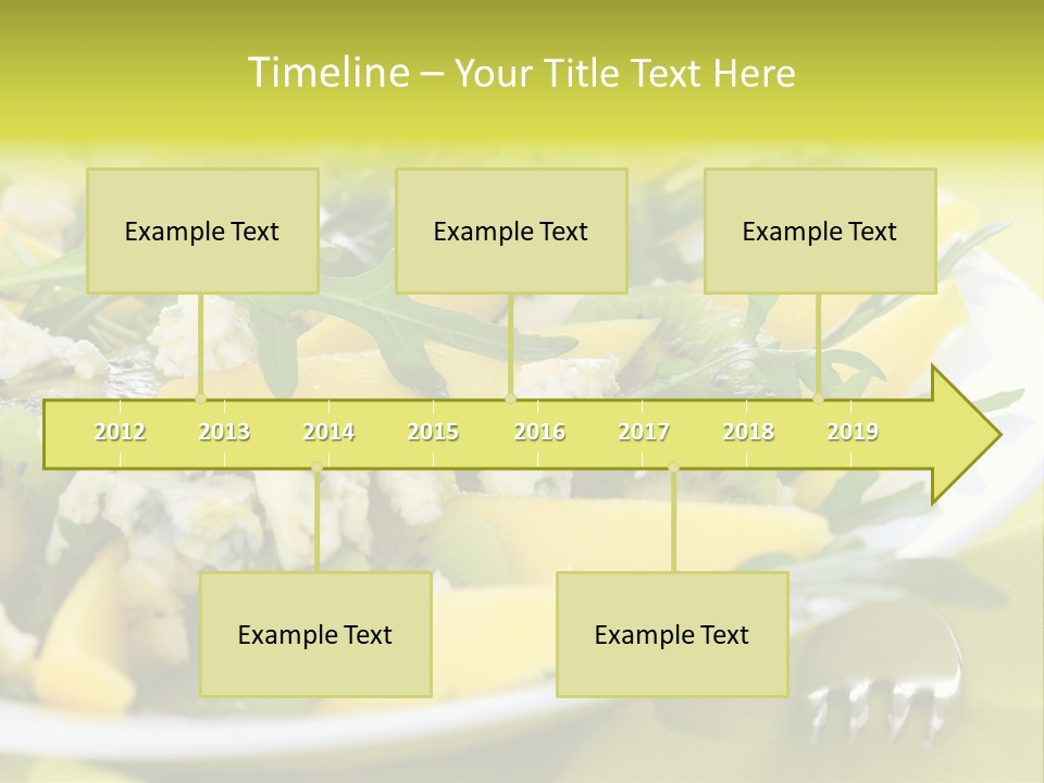 Food Calorie Cut PowerPoint Template