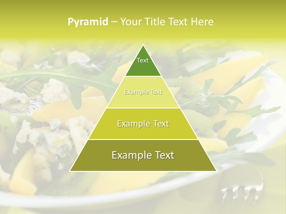 Food Calorie Cut PowerPoint Template
