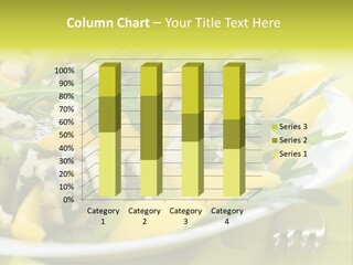 Food Calorie Cut PowerPoint Template