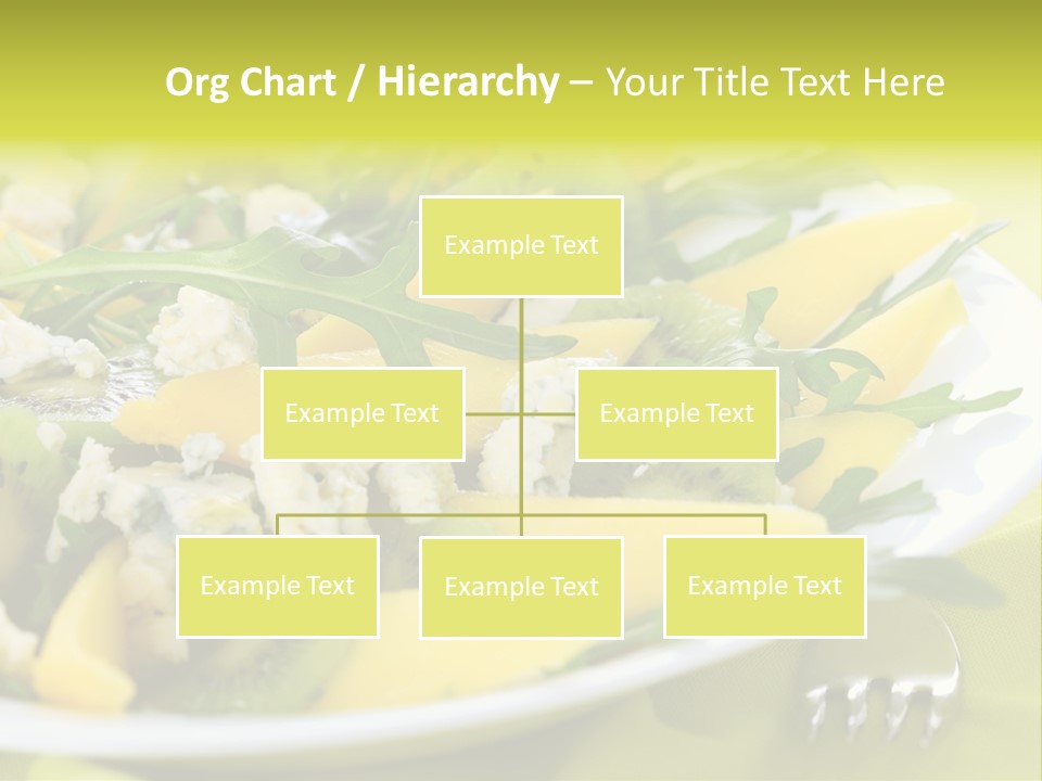 Food Calorie Cut PowerPoint Template