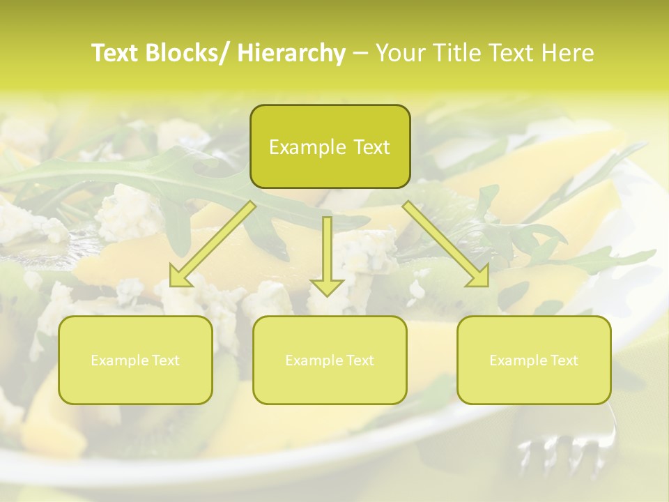 Food Calorie Cut PowerPoint Template