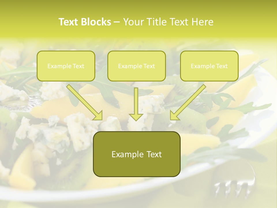 Food Calorie Cut PowerPoint Template