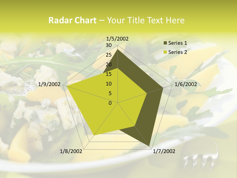 Food Calorie Cut PowerPoint Template