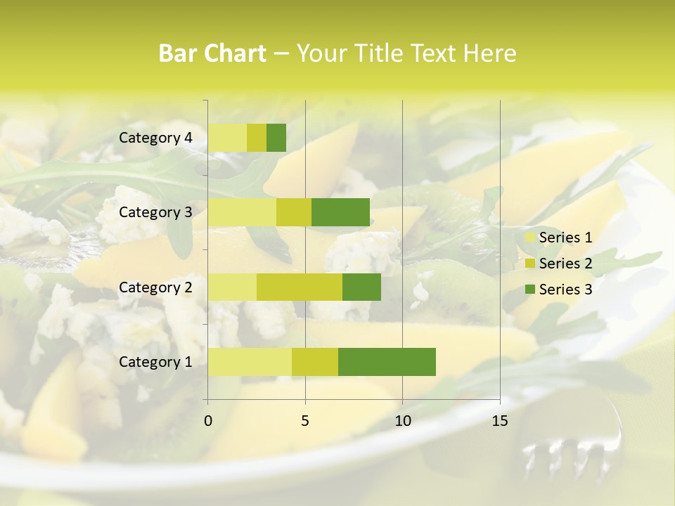 Food Calorie Cut PowerPoint Template