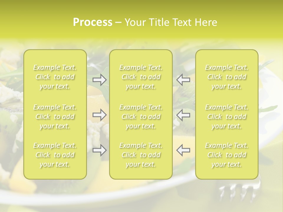 Food Calorie Cut PowerPoint Template