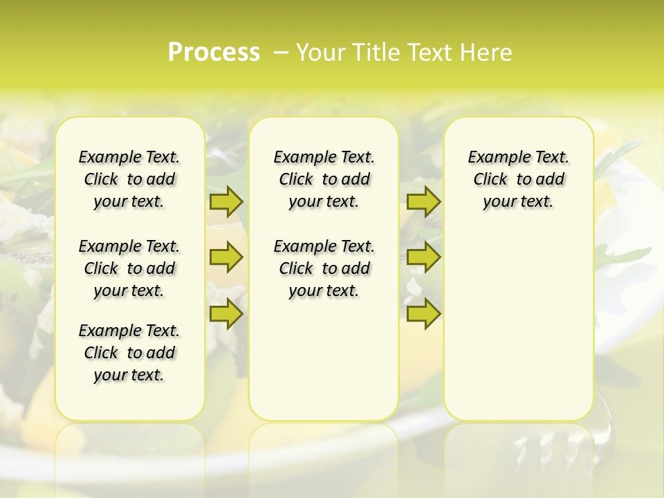 Food Calorie Cut PowerPoint Template
