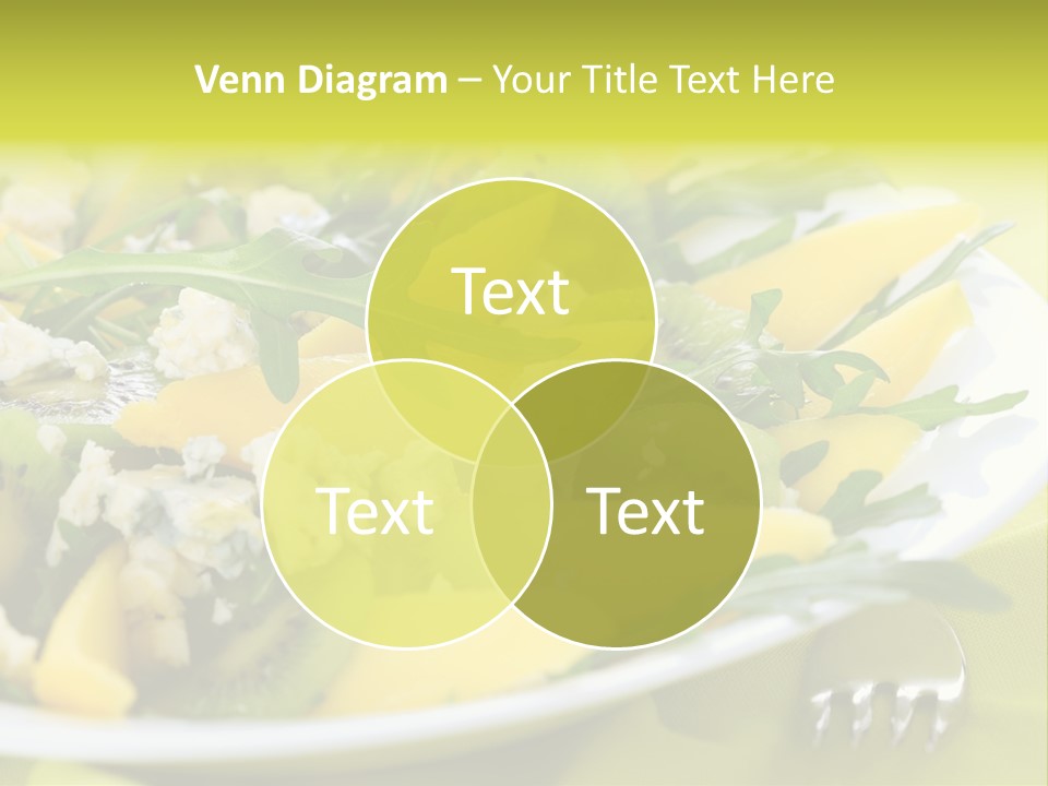 Food Calorie Cut PowerPoint Template