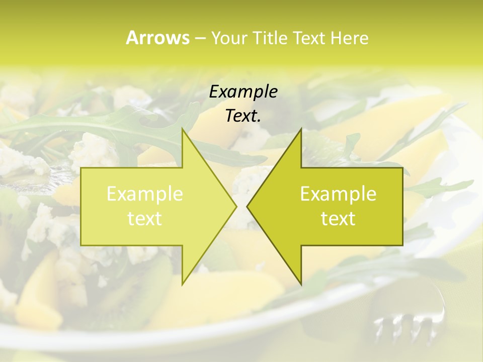 Food Calorie Cut PowerPoint Template