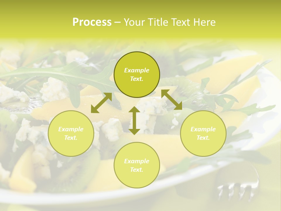 Food Calorie Cut PowerPoint Template