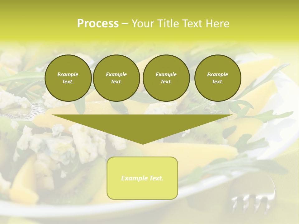 Food Calorie Cut PowerPoint Template