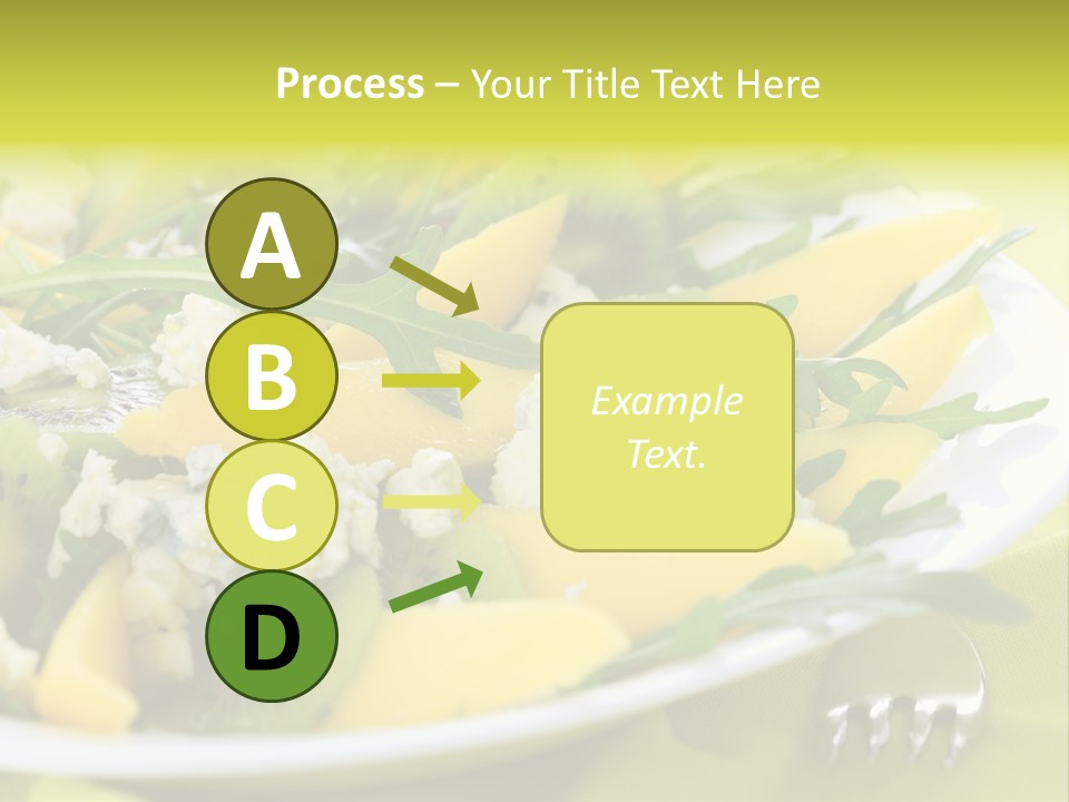 Food Calorie Cut PowerPoint Template