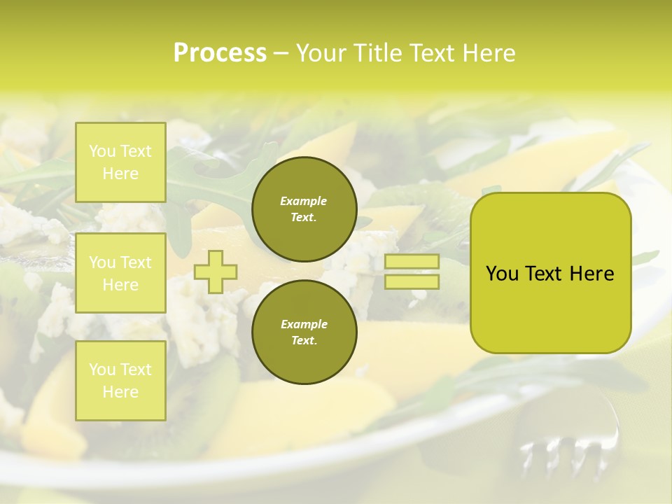 Food Calorie Cut PowerPoint Template