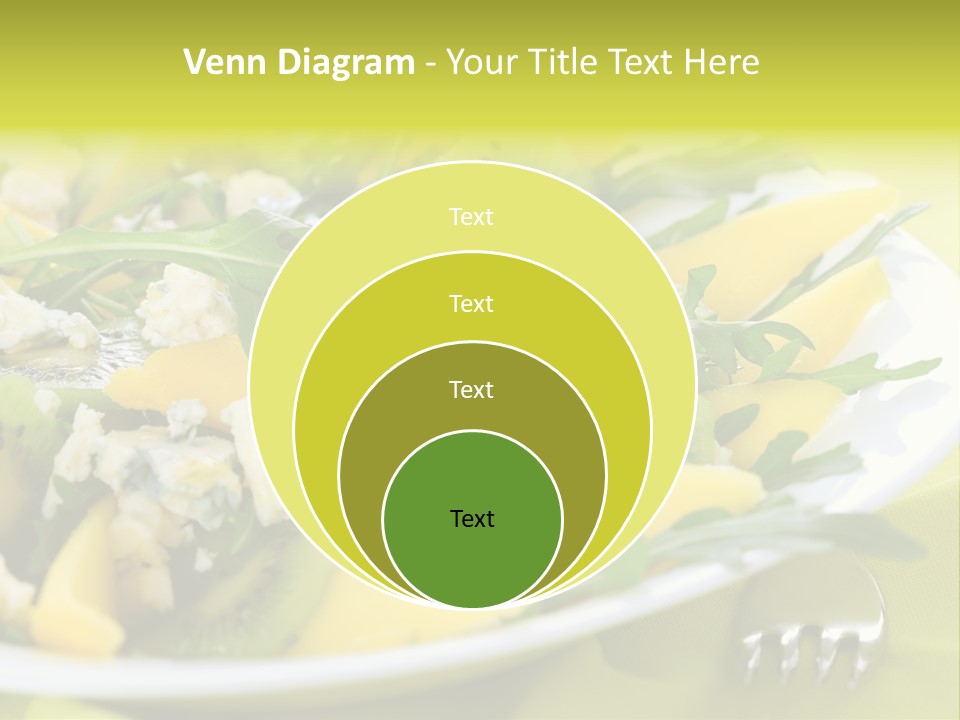 Food Calorie Cut PowerPoint Template