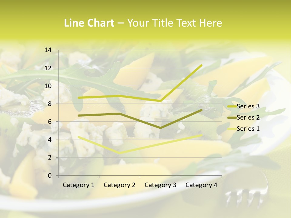 Food Calorie Cut PowerPoint Template