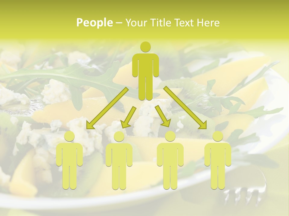 Food Calorie Cut PowerPoint Template