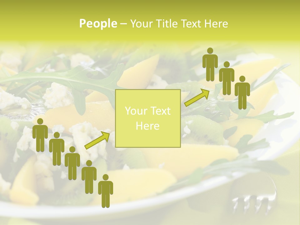 Food Calorie Cut PowerPoint Template